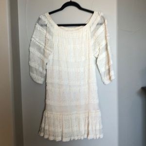 White lace dress